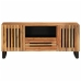 Mueble de TV madera maciza de acacia 100x34x46 cm