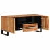 Mueble de TV madera maciza de acacia 100x34x46 cm