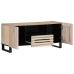 Mueble de TV madera maciza de mango 100x34x46 cm