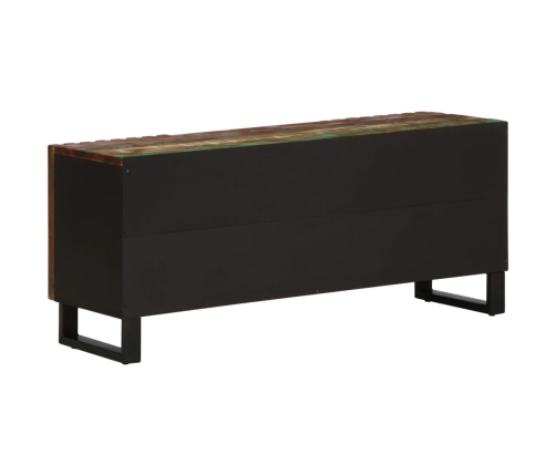 Mueble de TV madera maciza de acacia 100x34x46 cm