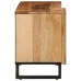 Mueble de TV madera maciza de mango rugosa 80x34x46 cm