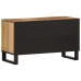 Mueble de TV madera maciza de mango rugosa 80x34x46 cm