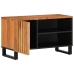 Mueble de TV madera maciza de acacia 80x34x46 cm