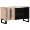 Mueble de TV madera maciza de mango 80x34x46 cm