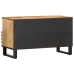 Mueble de TV madera maciza de mango rugosa 80x34x46 cm