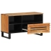 Mueble de TV madera maciza de acacia 80x34x46 cm