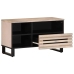 Mueble de TV madera maciza de mango 80x34x46 cm