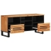 Mueble de TV madera maciza de acacia 100x34x46 cm