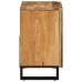 Armario de lavabo para baño madera maciza de mango 62x34x58 cm