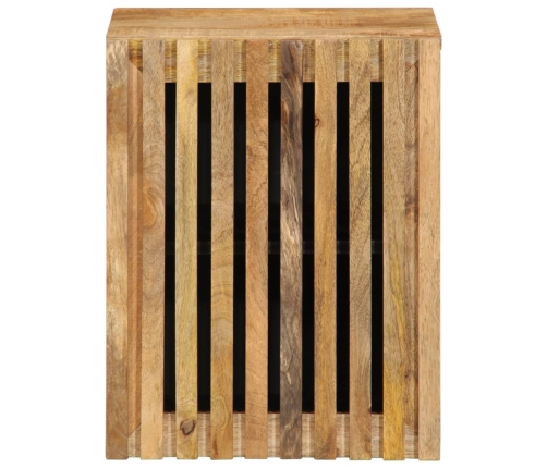 Armario de lavabo para baño madera maciza de mango 38x34x48 cm