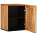 Armario de baño de pared madera maciza de acacia 38x34x48 cm