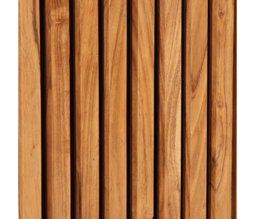 Armario de baño de pared madera maciza de acacia 38x34x48 cm