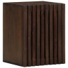 Armario de baño de pared madera maciza de mango 38x34x48 cm