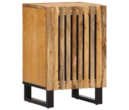 Armario de baño madera maciza de mango 38x34x58 cm