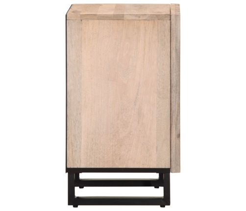 Mueble de baño madera maciza de mango 38x34x58 cm