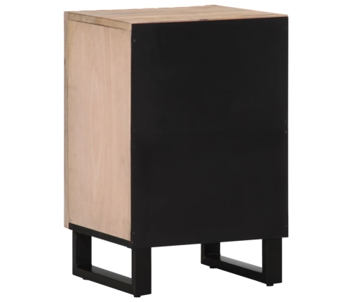 Mueble de baño madera maciza de mango 38x34x58 cm