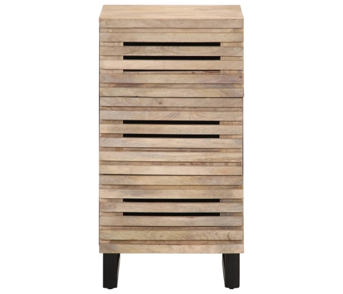 Aparador de madera maciza de mango 40x34x75 cm