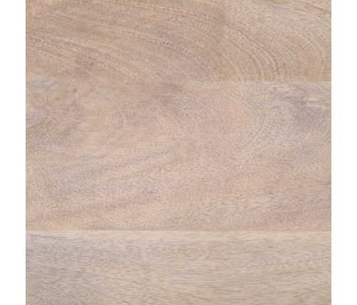 Aparador de madera maciza de mango 60x34x75 cm