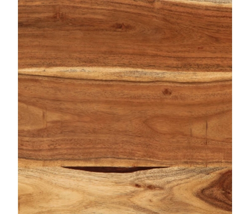 Aparador de madera maciza acacia 90x34x75 cm