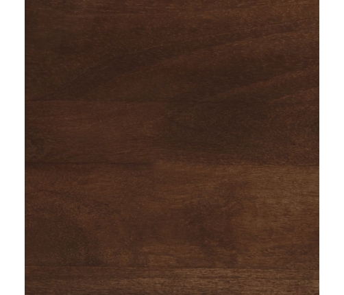 Aparador de madera maciza de mango marrón 90x34x75 cm