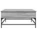 Mesa de centro madera y metal gris Sonoma 95x95x45 cm