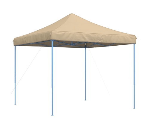 Tienda de fiesta plegable Pop-Up beige 292x292x315 cm