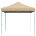 Tienda de fiesta plegable Pop-Up beige 292x292x315 cm