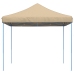 Tienda de fiesta plegable Pop-Up beige 292x292x315 cm