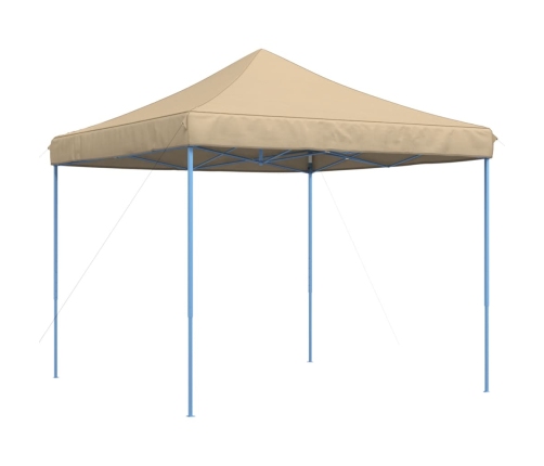 Tienda de fiesta plegable Pop-Up beige 292x292x315 cm