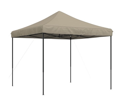 Tienda de fiesta plegable Pop-Up taupe 292x292x315 cm