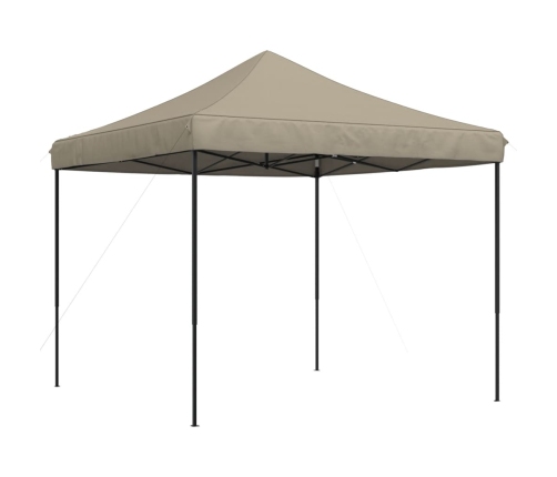 Tienda de fiesta plegable Pop-Up taupe 292x292x315 cm