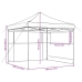 Tienda de fiesta plegable Pop-Up con 2 paredes laterales beige