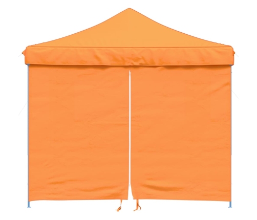 Tienda de fiesta plegable Pop-Up 4 paredes laterales naranja