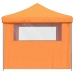 Tienda de fiesta plegable Pop-Up 4 paredes laterales naranja