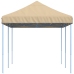 Tienda de fiesta plegable Pop-Up beige 580x292x315 cm