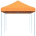 Tienda de fiesta plegable Pop-Up naranja 580x292x315 cm