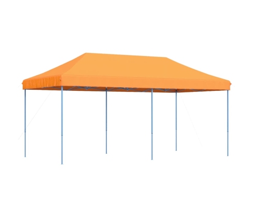 Tienda de fiesta plegable Pop-Up naranja 580x292x315 cm