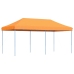 Tienda de fiesta plegable Pop-Up naranja 580x292x315 cm