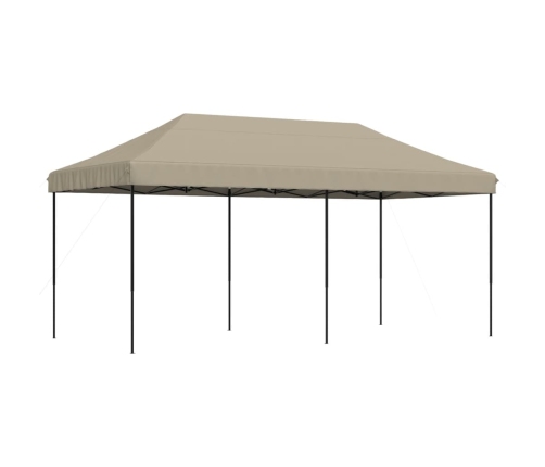 Tienda de fiesta plegable Pop-Up taupe 580x292x315 cm