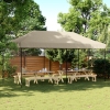 Tienda de fiesta plegable Pop-Up taupe 580x292x315 cm