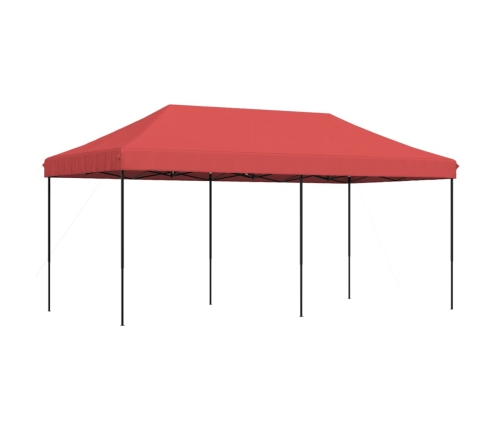 Tienda de fiesta plegable Pop-Up burdeos 580x292x315 cm