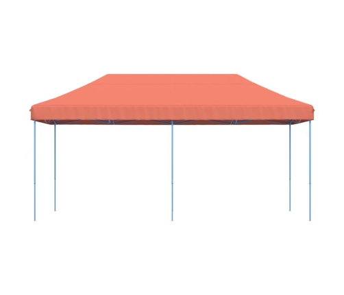 Tienda de fiesta plegable Pop-Up terracota 580x292x315 cm