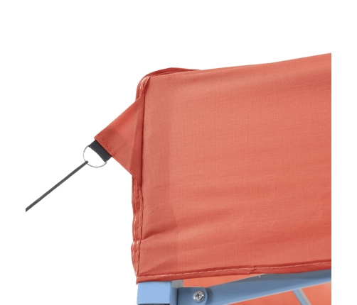 Tienda de fiesta plegable Pop-Up terracota 580x292x315 cm