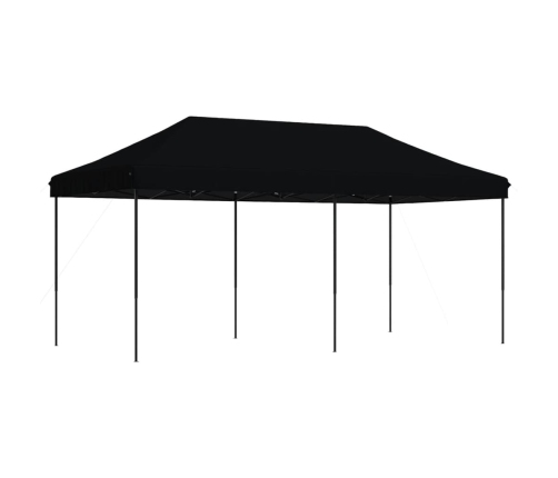 Tienda de fiesta plegable Pop-Up negra 580x292x315 cm