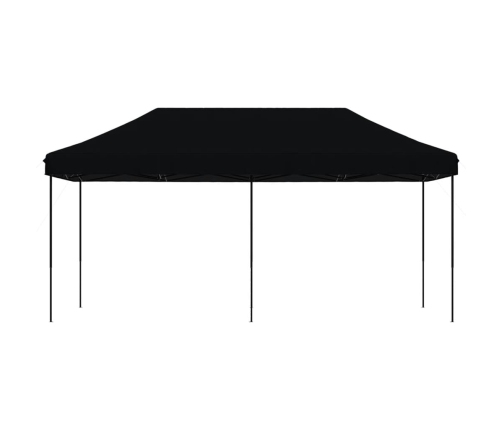 Tienda de fiesta plegable Pop-Up negra 580x292x315 cm