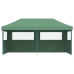 Tienda de fiesta plegable Pop-Up con 3 paredes laterales verde