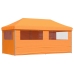 Tienda de fiesta plegable Pop-Up 4 paredes laterales naranja