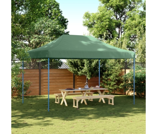 Tienda de fiesta plegable Pop-Up verde 440x292x315 cm