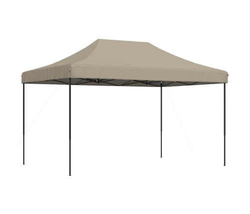 Tienda de fiesta plegable Pop-Up taupe 440x292x315 cm