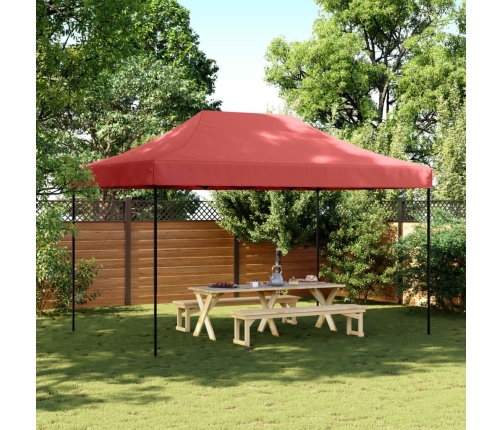 Tienda de fiesta plegable Pop-Up burdeos 440x292x315 cm